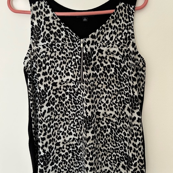 Leopard Print Sleeveless Blouse Stitch Fix - Picture 3 of 9